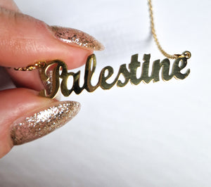 PALESTINE NECKLACE *re-stock in approx. 2 weeks
