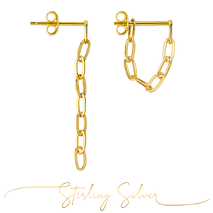 Chain earrings luamaya