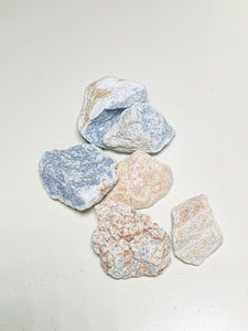 Angelite blue rough crystal stone