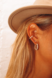 Curated ears cuff earrings