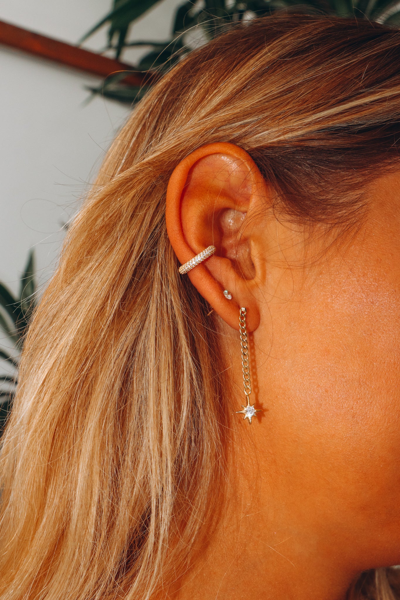Boho style jewelry curated ear